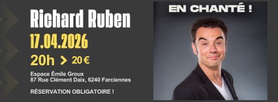 Image de l'événement Spectacle de Richard Ruben En chanté ! - Farciennes