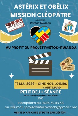 ASTERIX ET OBELIX MISSION CLEOPATRE AU CINE NOS LOISIRS (petit dej + séance)