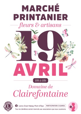 Image de l'événement Marché Printanier - fleurs &artisans - Arlon