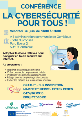 Conférence : La cybersécurité pour tous