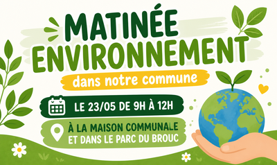 Matinée environnement dans notre commune