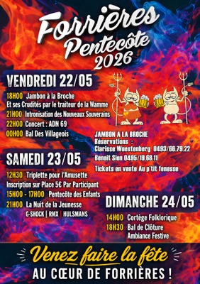 Festivités de la Pentecôte à Forrières
