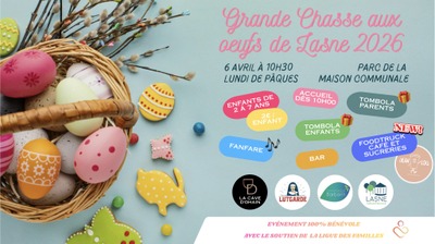 Image de l'événement Chasse aux Œufs du Lundi de Pâques - Lasne