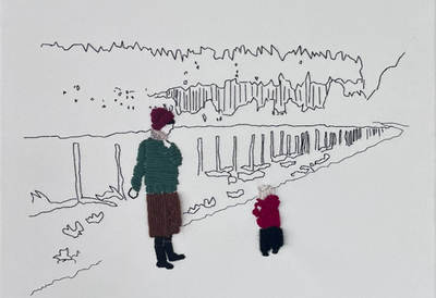 Vernissage de l'exposition "Fils et formes" d'Ama Dewolf