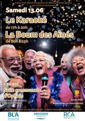 Karaoké et Boum des Aînés pétillants et scintillants