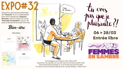 Image de l'événement Avril 2026 au Centre Culturel Haute Sambre - Thuin