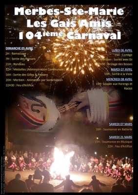Image de l'événement Les Gais Amis : 104ème Carnaval - Merbes-Sainte-Marie