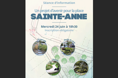 Séance d'INFO - Végétalisation de la place Sainte-Anne