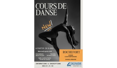 Cours de danse au Conservatoire à Rochefort
