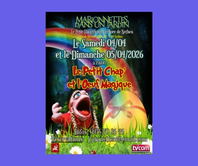 Image de l'événement Le petit Chap et l'œuf magique - Grez-Doiceau