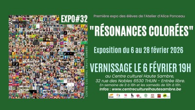 Image de l'événement Expo#32 « Résonances colorées »