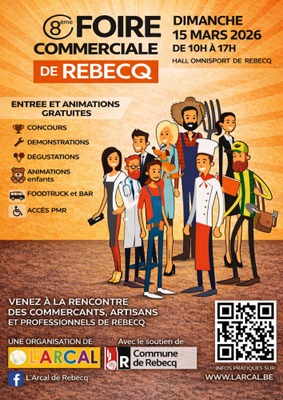 Image de l'événement 8ème foire commerciale de L'ARCAL - Rebecq