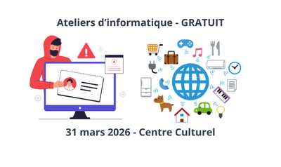Image de l'événement Ateliers d'informatique gratuits