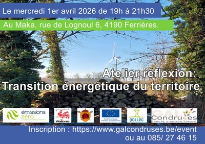 Image de l'événement Atelier de réflexion sur la transition énergétique du territoire - Ferrières