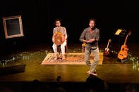 Image de l'événement Spectacle à l'Envol : À corps de mots - duo d'impro musicale