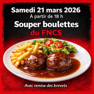 Image de l'événement Souper boulettes du FNCS