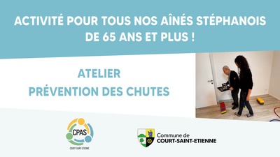 Image de l'événement Atelier « Prévention des chutes » 2026 - Court-Saint-Etienne