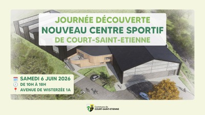 Journée découverte du nouveau Centre Sportif de Court-Saint-Etienne