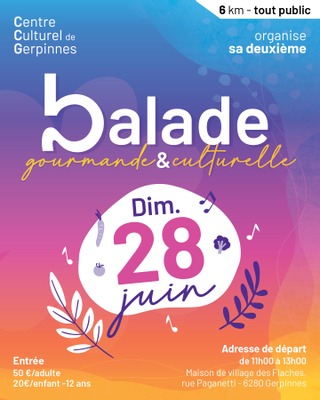Balade gourmande et culturelle