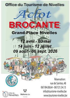 Image de l'événement Aclot brocantes - Nivelles