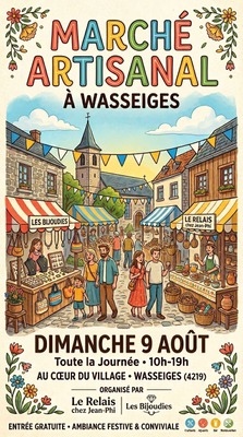 Marché artisanal d'été à Wasseiges