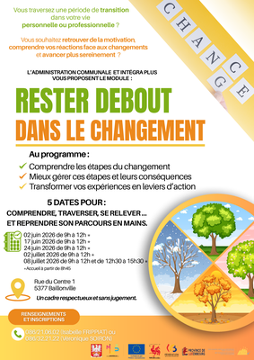 Integra Plus : Rester debout dans le changement