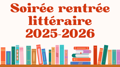 Image de l'événement Soirée rentrée littéraire 2025-2026