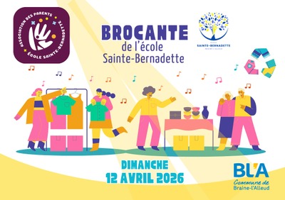 Image de l'événement Brocante de l'école Saint-Bernadette - Braine-L'alleud