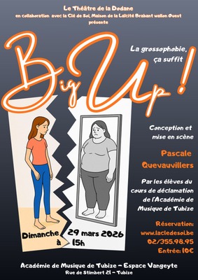 Image de l'événement Spectacle : Big Up ! La grossophobie, ça suffit - Tubize
