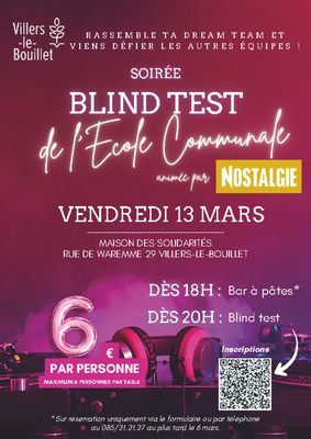 Image de l'événement Blind Test