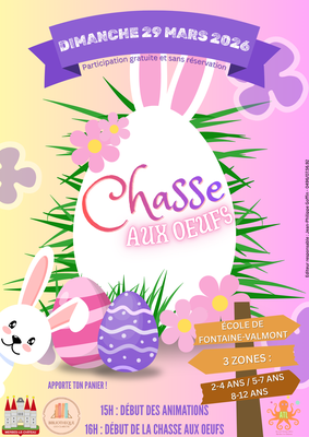 Image de l'événement 🐣🌸 Grande chasse aux œufs à Merbes-le-Château ! 🌸🐣 - Fontaine-Valmont