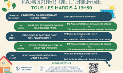Image de l'événement Parcours de l'Energie - 2e atelier "Est-ce que je paie trop chez ...