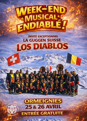 Image de l'événement Week-end musical endiablé avec la Royale fanfare Saint-Ursmer d'Ormeignies - Ormeignies