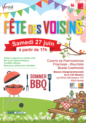 Fête des voisins de Pontisse