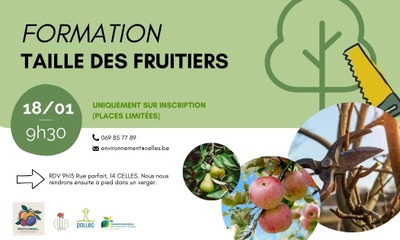Image de l'événement Formation à la taille d'arbres fruitiers
