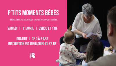 Image de l'événement P'tits Moments Bébés - Comines-Warneton