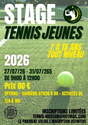 Stage Tennis Jeunes