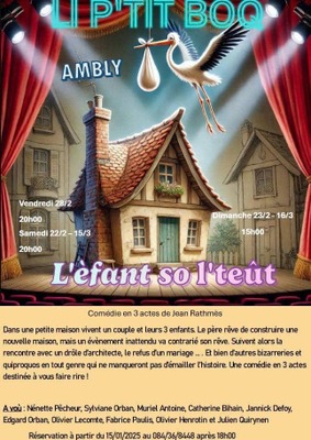 Image de l'événement Théâtre wallon | On cop di pères | Ambly