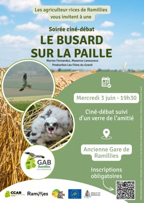 Soirée ciné-débat "le busard sur la paille"