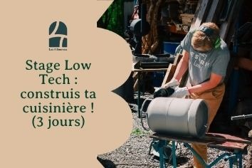 Stage low-tech - construis ta cuisinière, aux 4 Sources