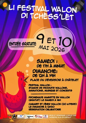 Image de l'événement Li Festival walon di Tchèss'lèt - Châtelet