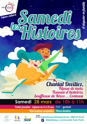 Image de l'événement Samedi les Histoires - Trois-Ponts