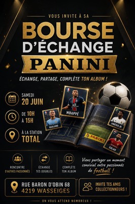 Bourse d’échange Panini