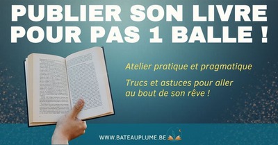 Publier son livre pour pas 1 balle !