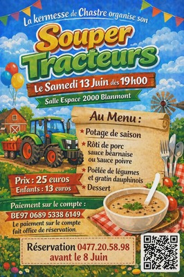 Souper tracteurs