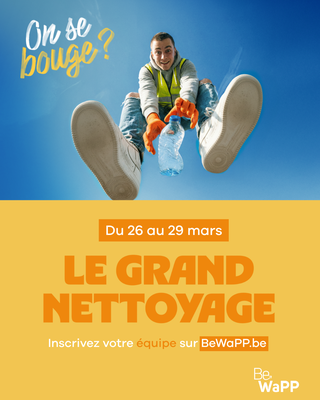 Image de l'événement Le Grand Nettoyage de Printemps BeWaPP - Saint-Georges-sur-Meuse