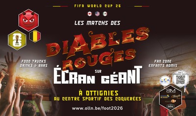 Coupe du monde de football : diffusion des matchs des Diables Rouges