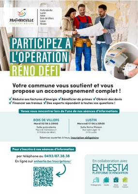 Participez à l'opération Réno Défi