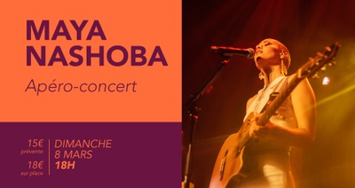 Image de l'événement Apéro concert - Maya Nashoba
