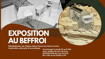 Image de l'événement EXPOSITION « Réhabilitation de l'Eglise Notre-Dame du Mont Carmel – Centralité culturelle et touristique » - Thuin